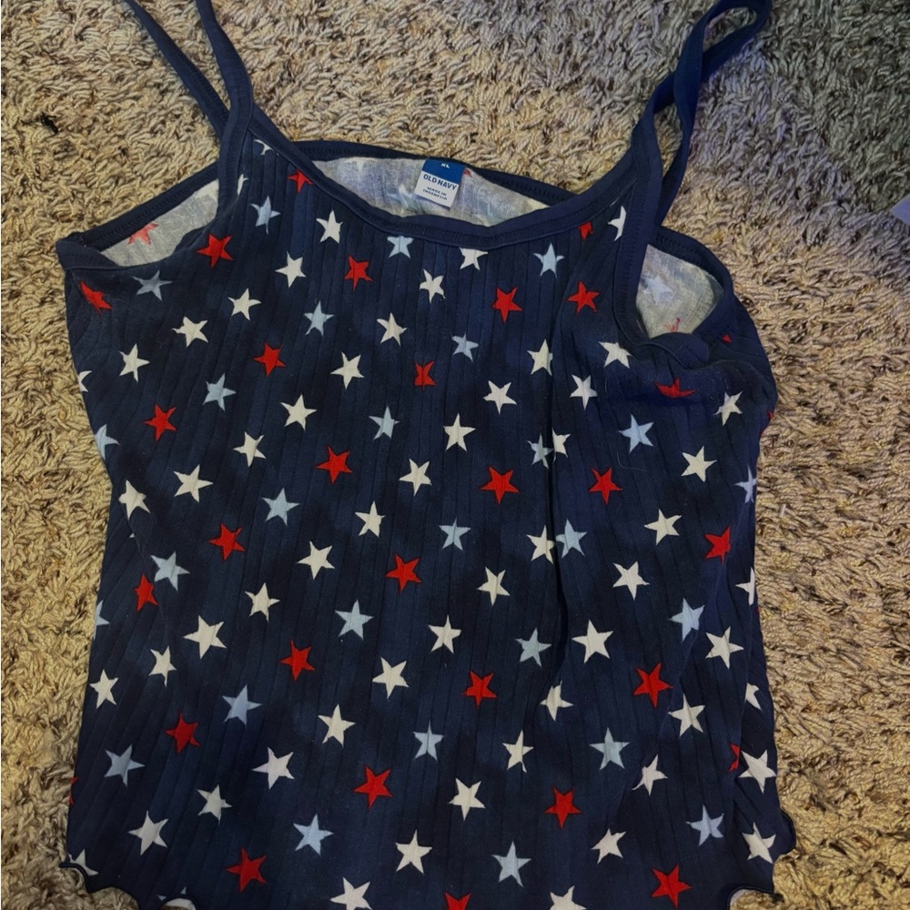 Star Patterned Tank Top